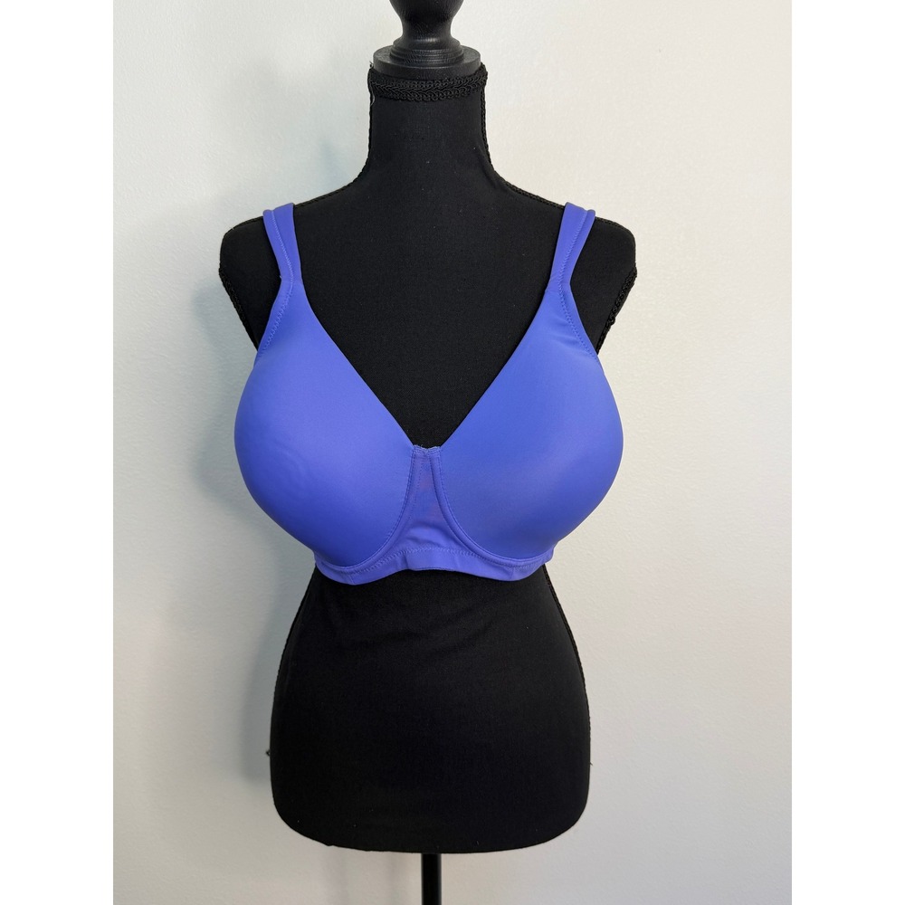Leading‎ Lady 5042 Iris Blue Molded Padded Underwire Bra 46B Full Coverage